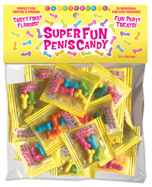 Bonbons Pénis Super Amusants - Sachet de 25