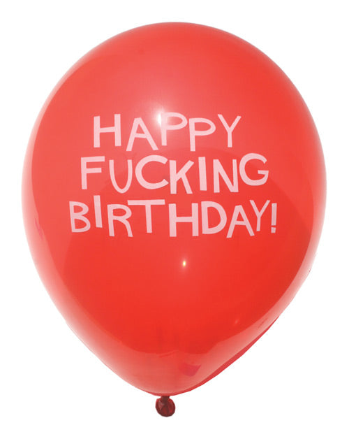 Happy F*cking Birthday Balloons — Set of 8