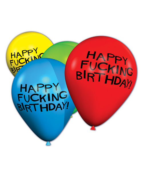 Happy F*cking Birthday Balloons — Set of 8