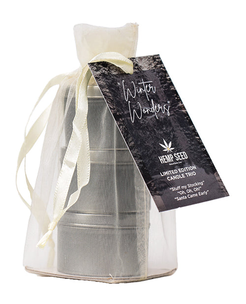 Coffret cadeau trio de bougies 3-en-1 Earthly Body Collection Fêtes 2024 - 2 oz Parfums Assortis
