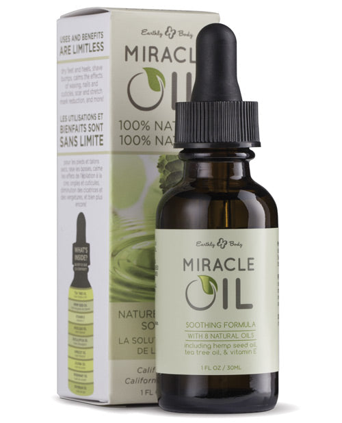 Huile Miracle au Chanvre Earthly Body - 30 ml