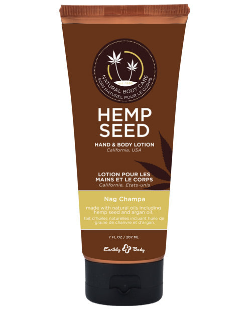 Lotion Corps & Mains Earthly Body - Tube de 7 oz Nag Champa