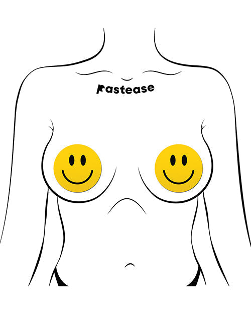 Pastease Smiley Face Pasties - Yellow