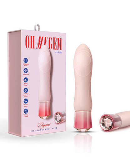 Oh My Gem Elegant Morganite Crystal Vibrator By Blush