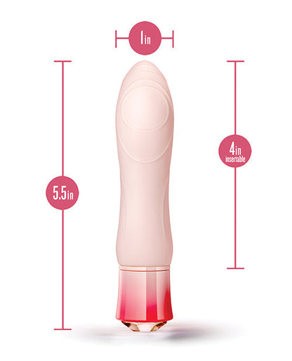 Oh My Gem Elegant Morganite Crystal Vibrator By Blush