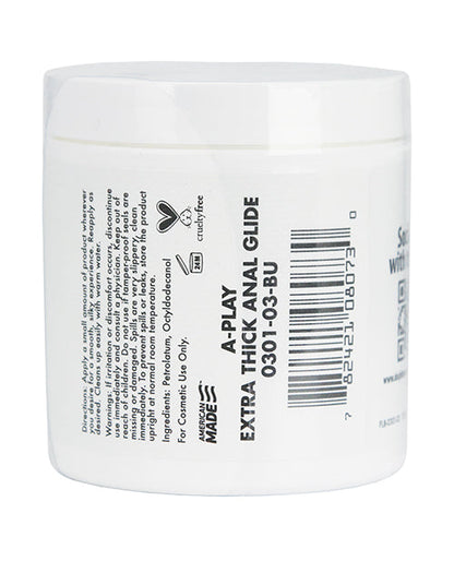 A Play Extra Thick Anal Glide w/Cushioning Oil Based Formula - 4.5 oz
