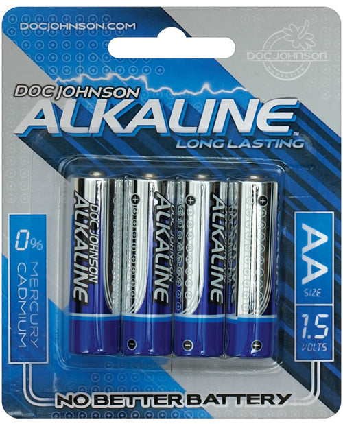 Piles Alcalines Doc Johnson - AA Pack de 4