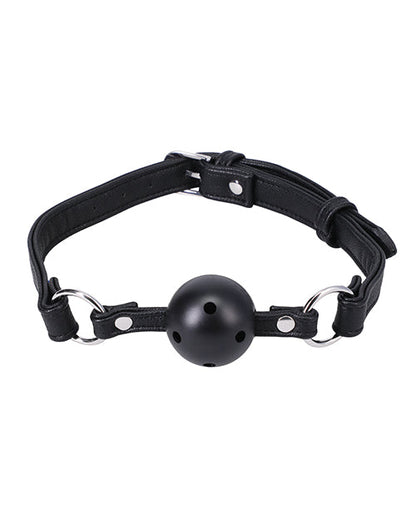 Doc Johnson Faux Leather Ball Gag In A Bag
