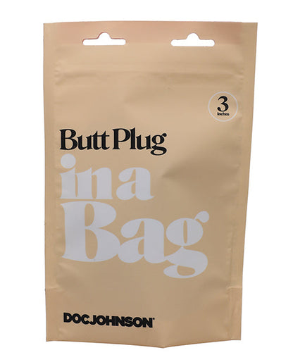Doc Johnson Butt Plug In A Bag 3"