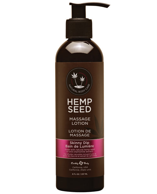 Lotion de massage au chanvre Earthly Body – 236 ml Skinny Dip