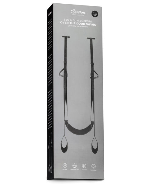 Easy Toys Balançoire de porte pour jambes et fessiers – Noir