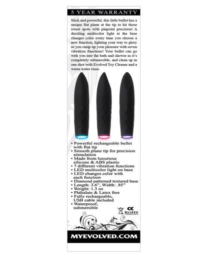 Evolved On the Spot Bullet - Black