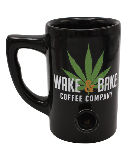 Mug « Wake & Bake » – Noir 28 cl