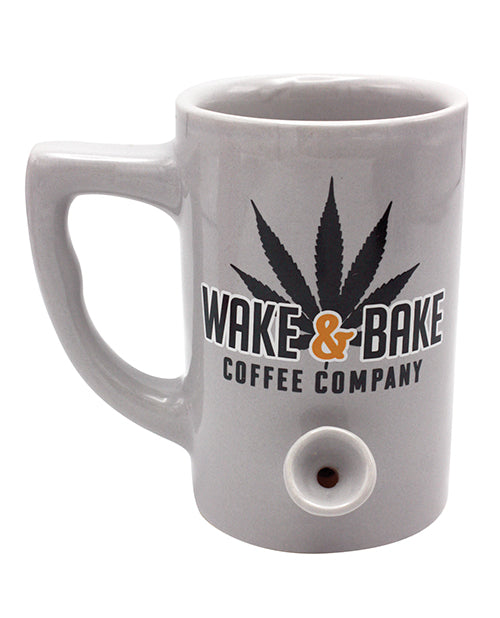 Mug à café Wake & Bake – Gris 10 oz