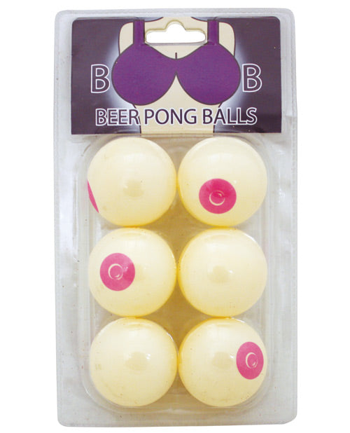 Ballons de bière-pong « Boob » - Lot de 6