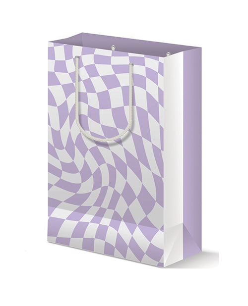 Pochette cadeau rétro violette
