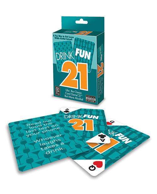 Jeu de cartes à boire Fun 21