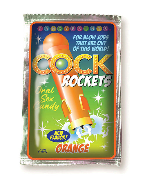 Suçon pour plaisir oral "Cock Rockets" - Orange