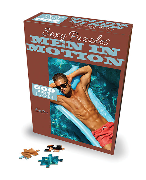 Puzzle sexy 500 pièces Hommes en mouvement - Easton