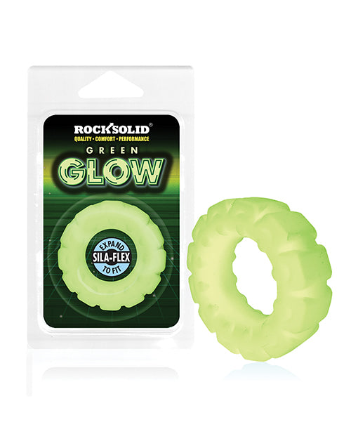 Anneau de pneu Rock Solid Glow in the Dark – Vert