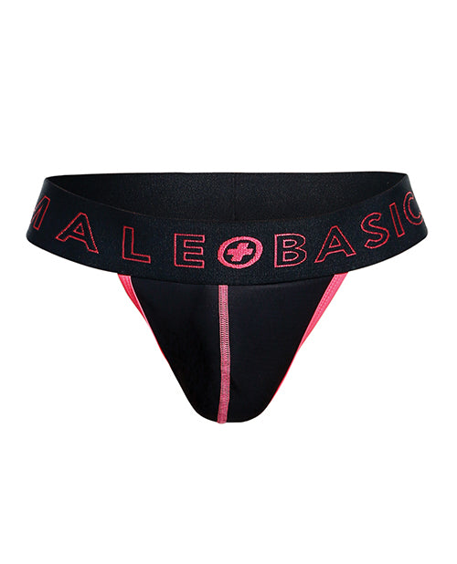 Male Basics Neon Thong  Coral XL