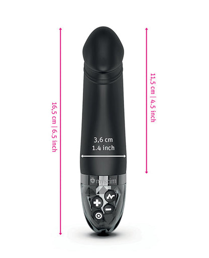 Mystim Real Deal Neal eStim Realistic Vibrator - Black