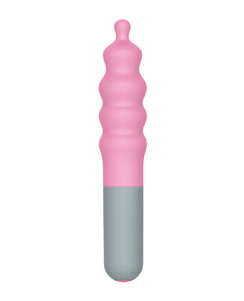 Sucette Rock Candy Bubble Gusher - Rose/Gris