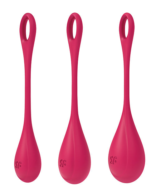 Satisfyer Yoni Power 1 Coffret d'entraînement de Boules - Rouge