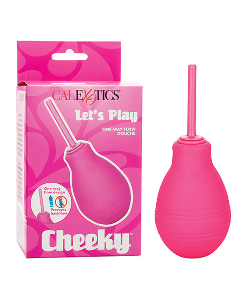 Pink One-Way Flow Anal Douche With Leak-Proof Nozzle