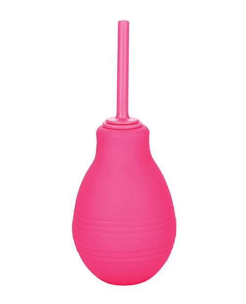 Pink One-Way Flow Anal Douche With Leak-Proof Nozzle