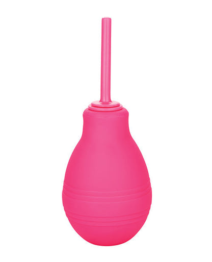 Pink One-Way Flow Anal Douche With Leak-Proof Nozzle