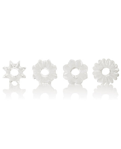 Basic Essentials Rings - Clear Set of 4