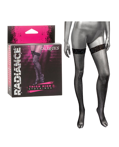 Bas autofixants Radiance - Noir Taille Unique