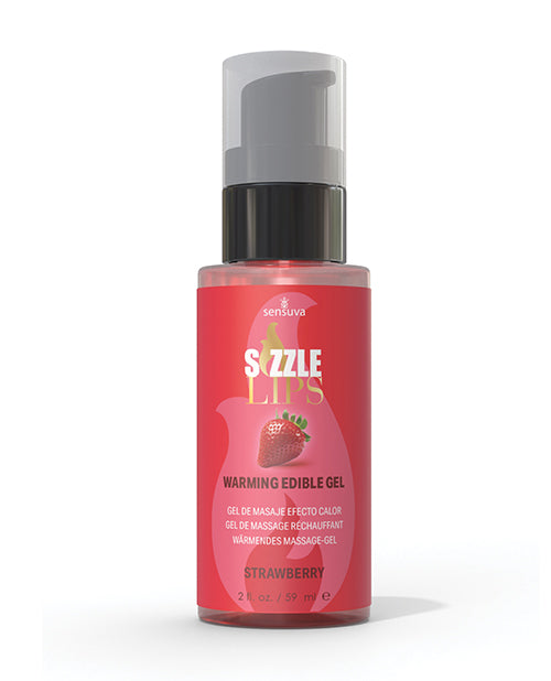 Sizzle Lips Gel Chauffant - Fraise 2 oz