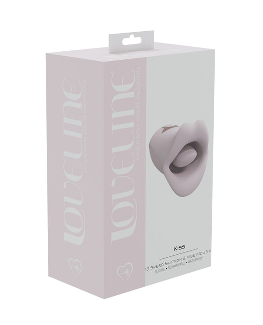 Shots Loveline Kiss Succion & Vibreur buccal - Rose