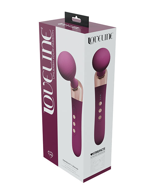 Masseur baguette Shots Loveline Serenity - Bordeaux