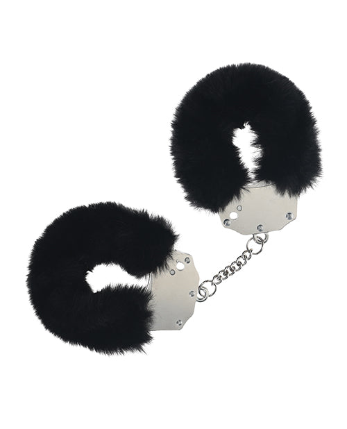 Aïe les menottes ! Menottes pelucheuses ultra résistantes – Noires