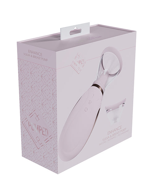 Pompe Rechargeable pour Vulve et Seins Shots Pumped Enhance - Rose