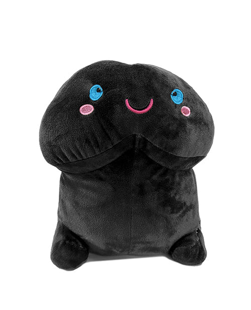 Pénis en Peluche Court Shots - Noir 12" / 30 cm