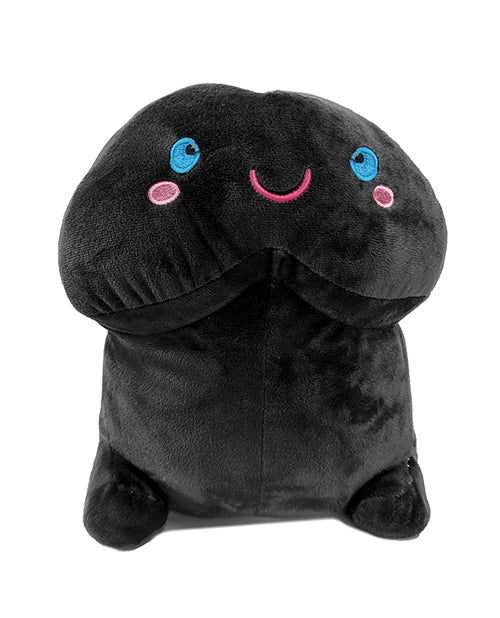 Pénis en peluche court Shots - Noir 50 cm