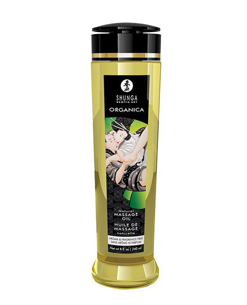 Huile de massage comestible Shunga Organica - 8 oz Naturelle