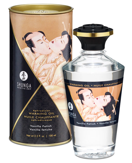 Huile Chauffante Shunga - 100 ml Vanille Fetish
