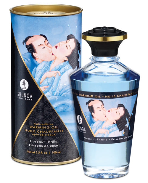 Shunga Huile Échauffante - 100 ml Délice de noix de coco