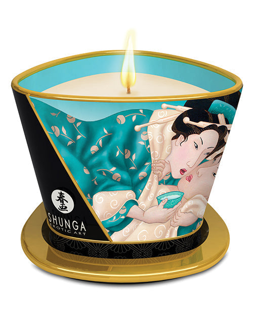 Bougie de Massage Shunga – 5,7 oz Island Blossoms