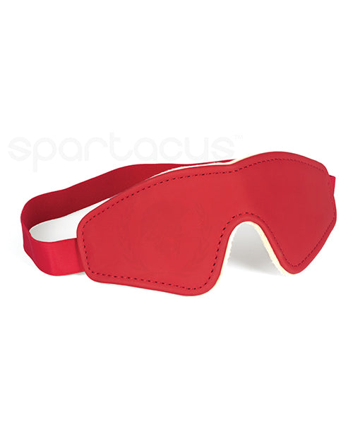 Bandeau Spartacus en PU avec doublure en peluche - Rouge