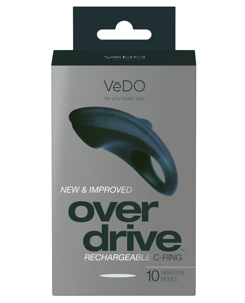VeDO Overdrive Plus Anneau pénien rechargeable - Juste Noir