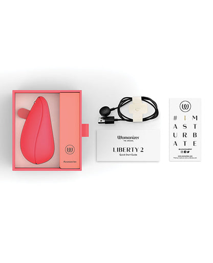 Stimulateur Clitoridien Womanizer Liberty 2 - Rose Éclatant