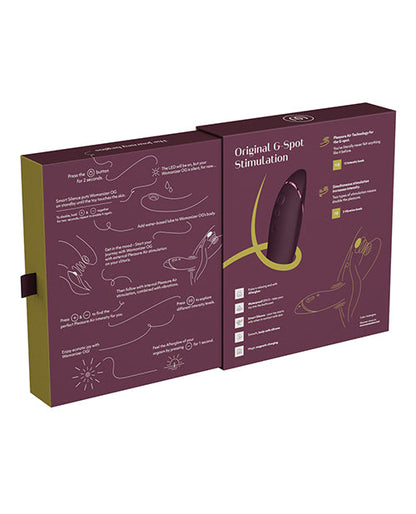 Vibromasseur point G Womanizer OG à manche long - Aubergine