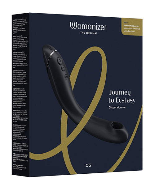 Vibromasseur point G à manche long Womanizer OG - Ardoise