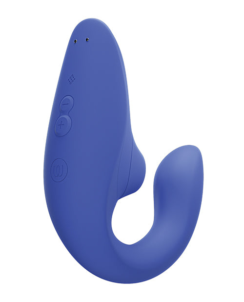 Womanizer Blend Pleasure Air Rabbit Vibrator - Vibrant Blue
